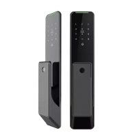 Розумний дверний біометричний замок SEVEN LOCK SL-7775BF black