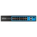 PoE комутатор 16 портів SEVEN P-73216G-SFP (POE: 16, UP: 2G+1SFP)