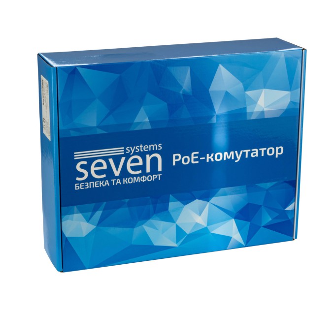 PoE комутатор 16 портів SEVEN P-73216G-SFP (POE: 16, UP: 2G+1SFP)