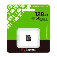 Карта пам'яті для домофону microSDXC Kingston Canvas Select Plus 128 GB Class 10 А1 UHS-1