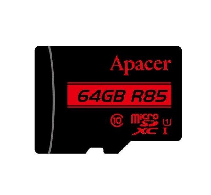 Карта пам'яті для домофону microSDXC Apacer 64 GB class 10 UHS-1