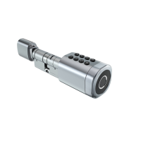 Розумний дверний біометричний замок (циліндр) SEVEN LOCK SL-7774BF silver (100-150 мм)
