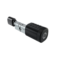 Розумний дверний біометричний замок (циліндр) SEVEN LOCK SL-7774BF black (100-150 мм)