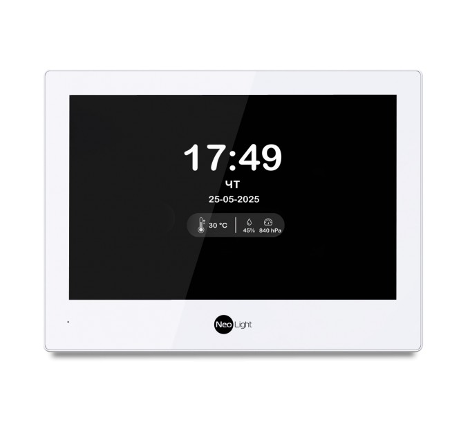 IP-відеодомофон 8 дюймів з Wi-Fi NeoLight ALPHA Hybrid white