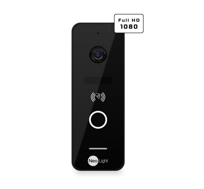 Виклична панель домофону NeoLight  OPTIMA ID FHD black