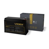 Акумулятор свинцево-кислотний  Videx 6FM7.2 12V/7.2Ah color box 1