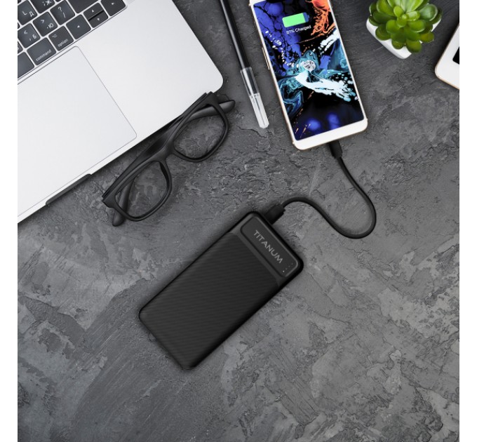 Павербанк TITANUM 913 Black 20000mAh