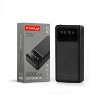 Павербанк 20000mAh TITANUM OL22 Black