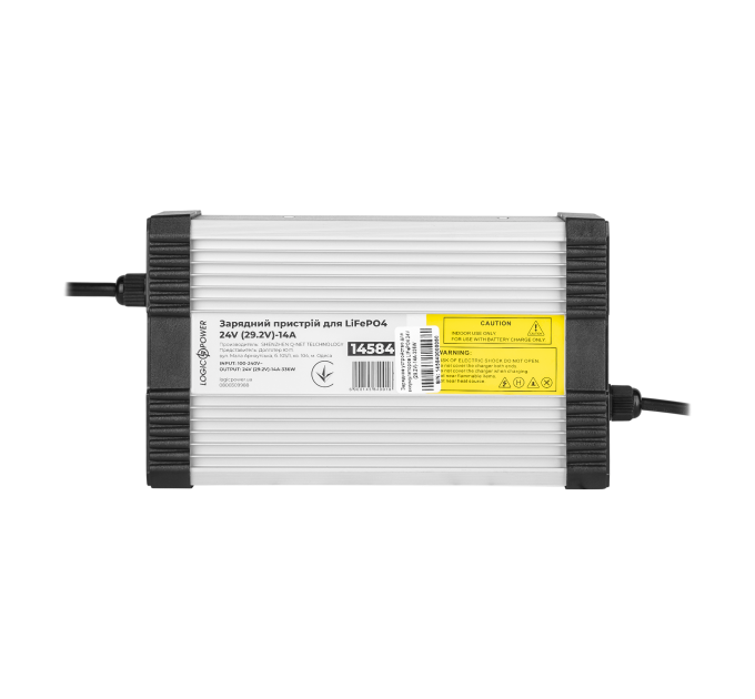 Зарядний пристрій для акумуляторів LiFePO4 24V (29.2V)-14A-336W