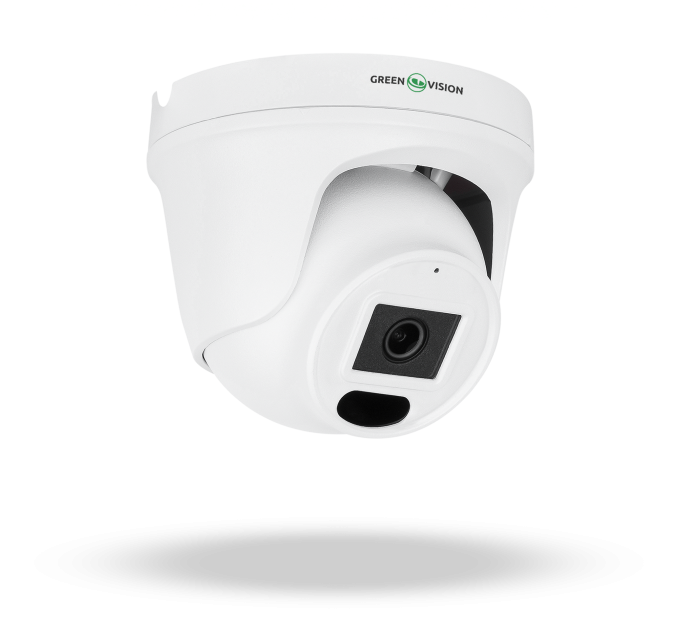 Купольна IP камера GreenVision GV-166-IP-M-DIG30-20 POE