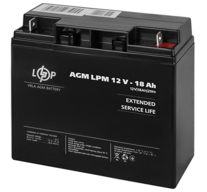 Акумулятор AGM LPM 12V - 18 Ah для Mercedes