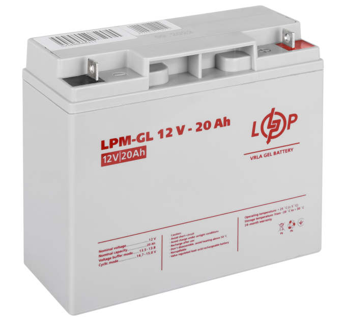 Акумулятор гелевий LPM-GL 12V - 20 Ah для Mercedes