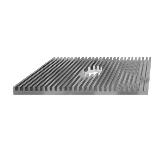 Алюмінієва пластина (50x30x3мм з отвором 8 мм) AN-New-plate