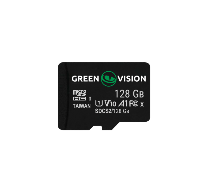 Карта пам'яті GreenVision microSDXC 128GB Class10 (без адаптера)