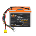 Акумулятор LP LiFePO4 LCD 25,6V - 50 Ah (1280Wh) (BMS 80A/40А) пластик