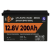 Акумулятор LP LiFePO4 12V (12,8V) - 200 Ah (2560Wh) (Smart BMS 150А) з BT пластик