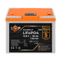 Акумулятор LP LiFePO4 для ДБЖ LCD 12V (12,8V) - 90 Ah (1152Wh) (BMS 80A/40A) пластик