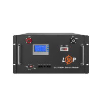 Акумулятор LP LiFePO4 48V (51,2V) - 230 Ah (11776Wh) (Smart BMS 200A) з LCD RM RS485/CAN