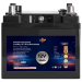 Акумулятор переносний з USB та роз. 12V LP LiFePO4 12V (12,8V) - 50 Ah (640Wh) (BMS 50A/25А) пластик с З.У.