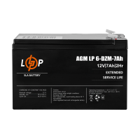 Тяговий свинцево-кислотний AGM акумулятор LP 6-DZM-7 Ah