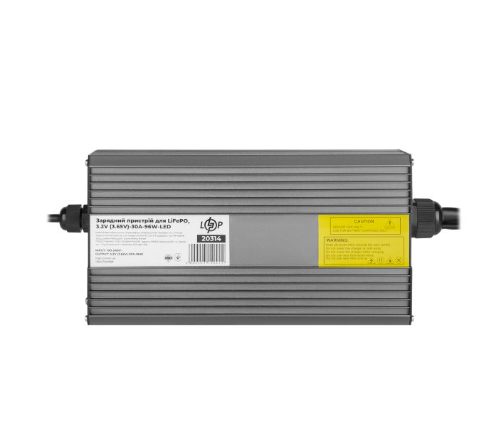Зарядний пристрій для акумуляторів LiFePO4 3.2V (3.65V)-30A-96W-LED