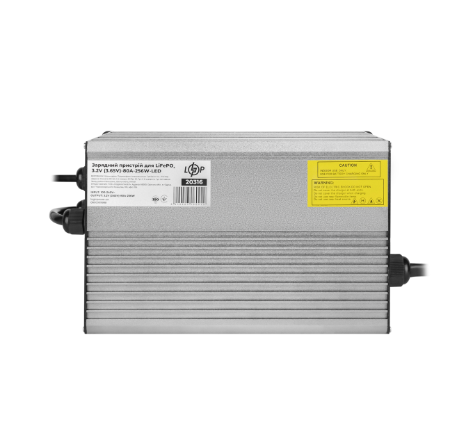 Зарядний пристрій для акумуляторів LiFePO4 3.2V (3.65V)-80A-256W-LED