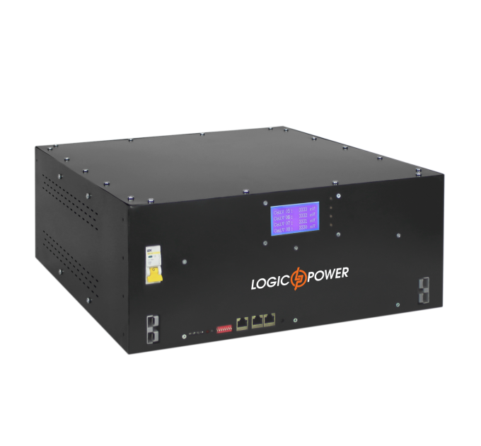 Акумулятор LP LiFePO4 48V (51,2V) - 90 Ah (4608Wh) (Smart BMS 150A) с LCD (LP Bank Energy U90)