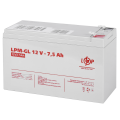 Акумулятор гелевий LPM-GL 12V - 7.5 Ah