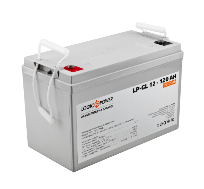 Акумулятор гелевий LP-GL 12V - 120 Ah Silver