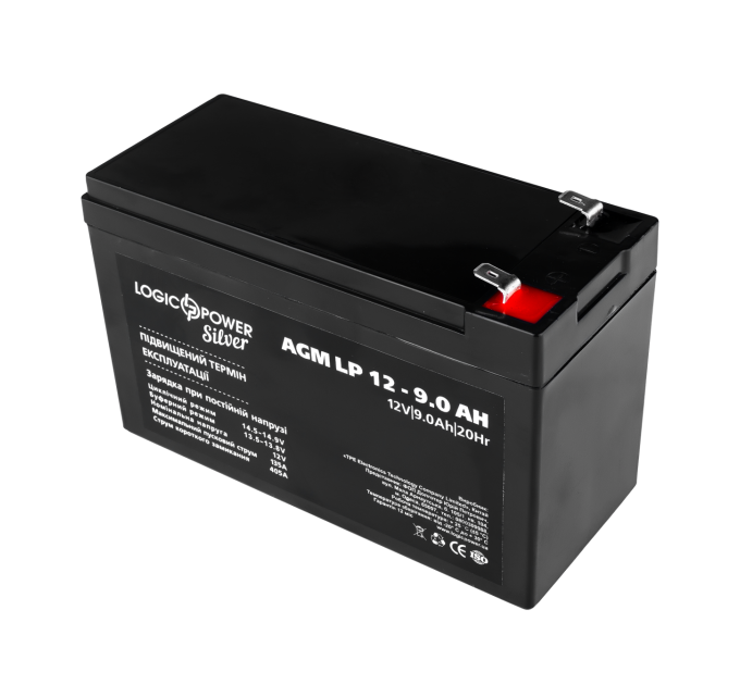 Акумулятор AGM LP 12V - 9 Ah Silver