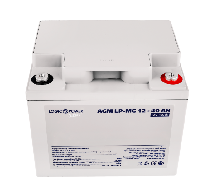 Акумулятор мультигелевий LP-MG 12V - 40 Ah Silver