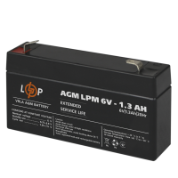 Акумулятор AGM LPM 6V - 1.3 Ah