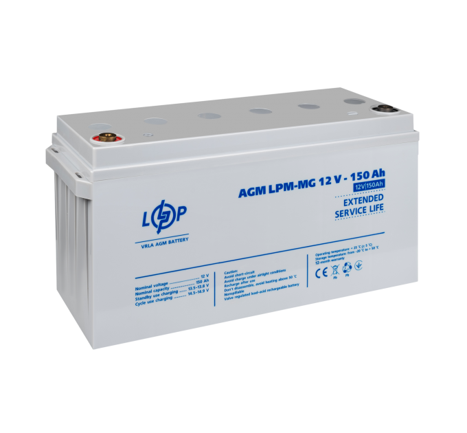 Акумулятор мультигелевий LPM-MG 12V - 150 Ah