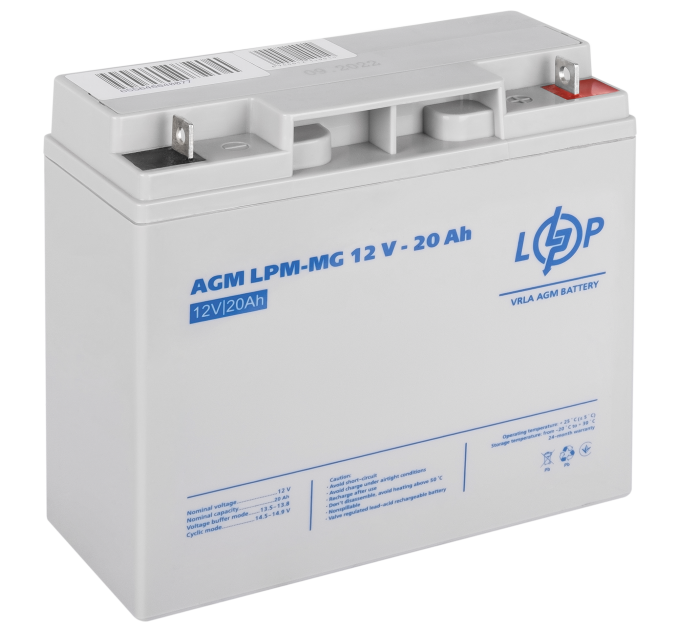 Акумулятор мультигелевий LPM-MG 12V - 20 Ah
