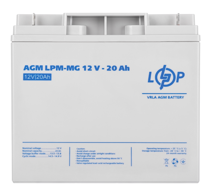Акумулятор мультигелевий LPM-MG 12V - 20 Ah
