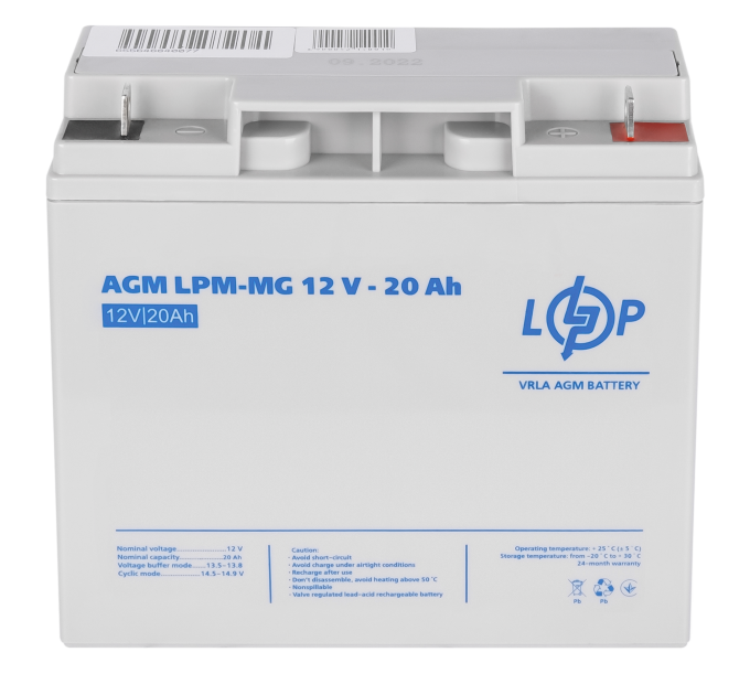 Акумулятор мультигелевий LPM-MG 12V - 20 Ah