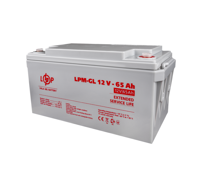 Акумулятор гелевий LPM-GL 12V - 65 Ah