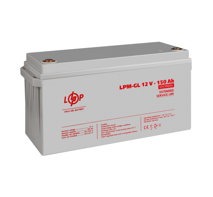 Акумулятор гелевий LPM-GL 12V - 150 Ah