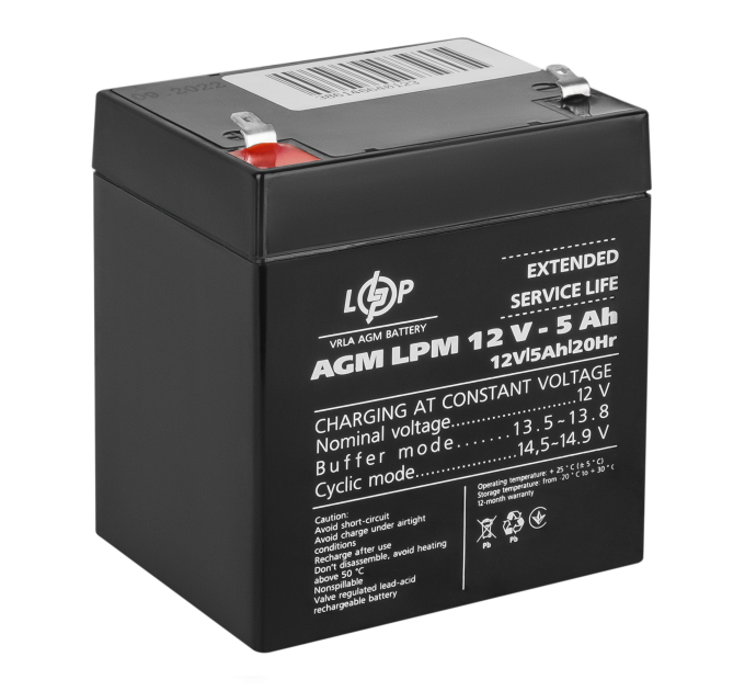 Акумулятор AGM LPM 12V - 5 Ah