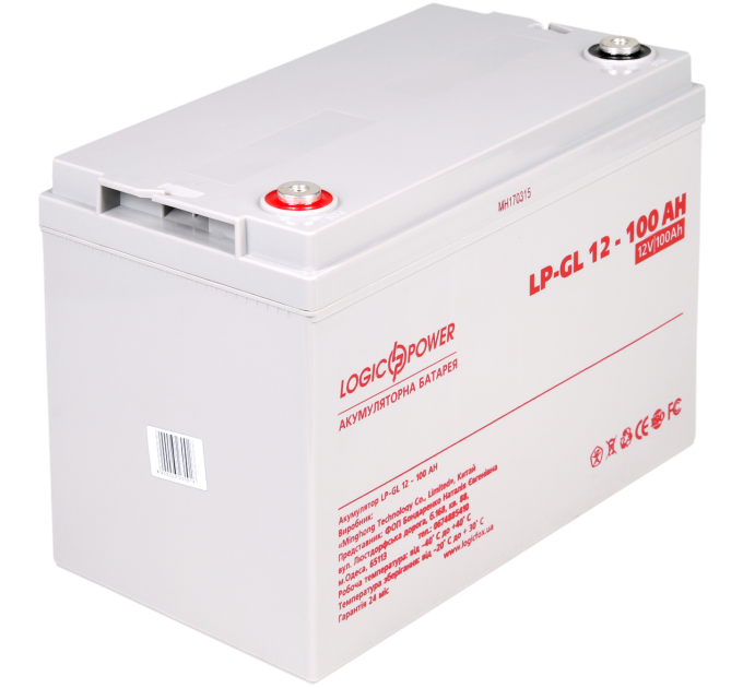 Акумулятор гелевий LP-GL 12V - 100 Ah Silver