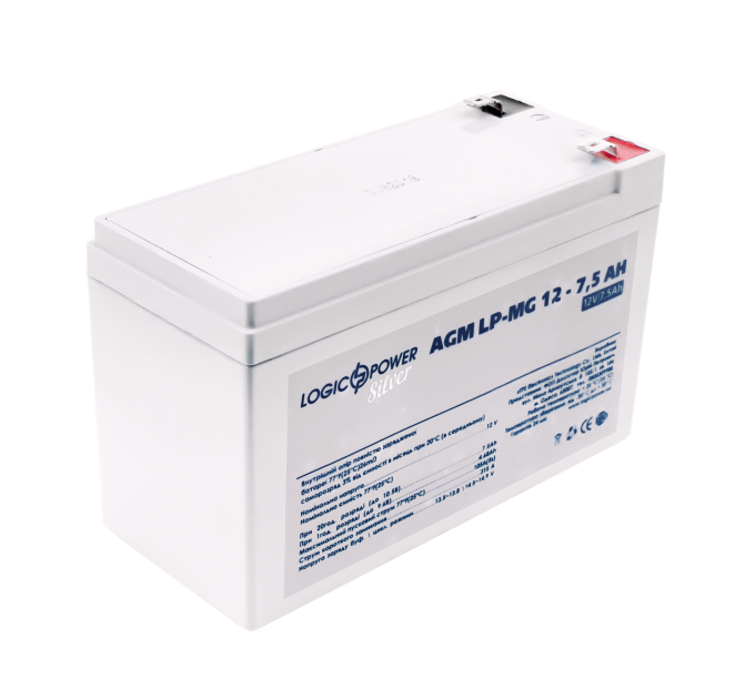 Акумулятор мультигелевий LP-MG 12V - 7.5 Ah Silver