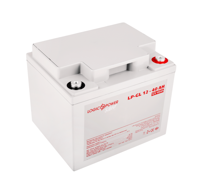 Акумулятор гелевий LP-GL 12V - 40 Ah Silver