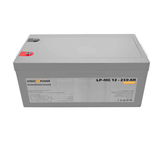 Акумулятор мультигелевий LP-MG 12V - 250 Ah Silver