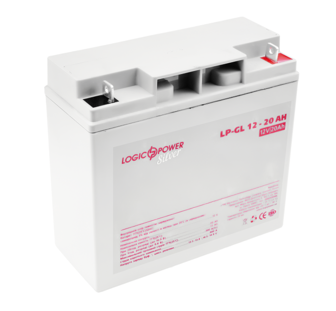 Акумулятор гелевий LP-GL 12V - 20 Ah Silver