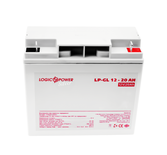 Акумулятор гелевий LP-GL 12V - 20 Ah Silver