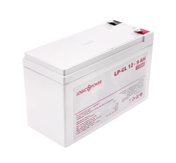 Акумулятор гелевий LP-GL 12V - 9 Ah Silver