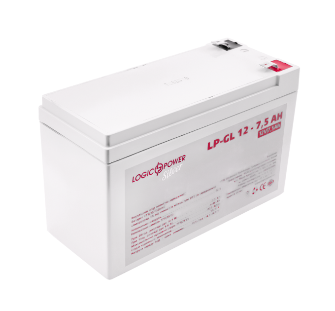 Акумулятор гелевий LP-GL 12V - 7.5 Ah Silver