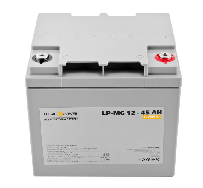 Акумулятор мультигелевий LP-MG 12V - 45 Ah Silver