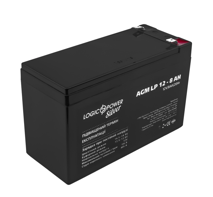 Акумулятор AGM LP 12V - 8 Ah Silver