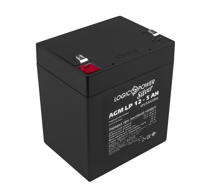 Акумулятор AGM LP 12V - 5 Ah Silver
